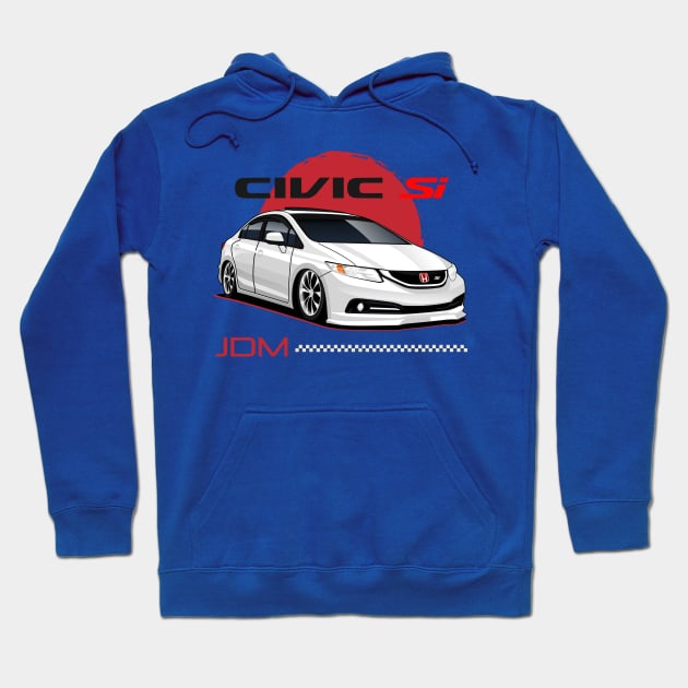 Civic SI JDM Cars Hoodie by masjestudio